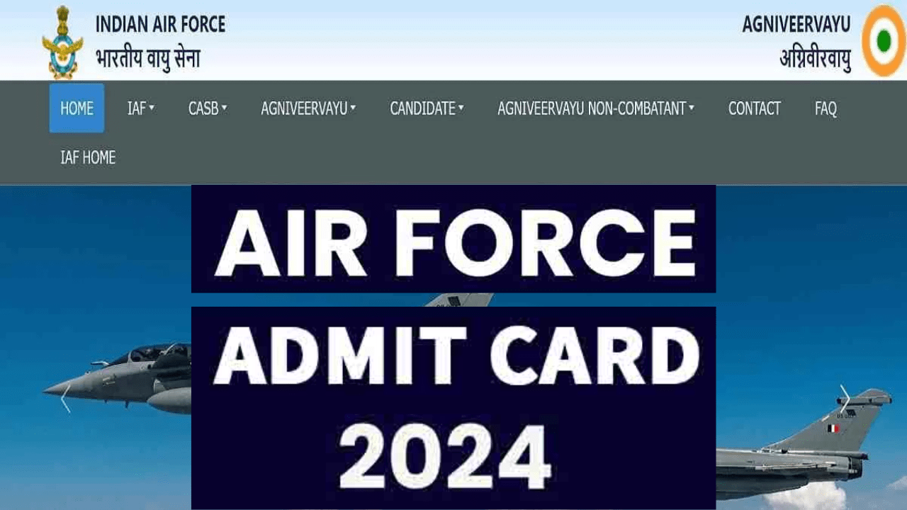 Air Force Agniveer Musician (Vayu) Admit Card 2024 Released today for Bharti Rally